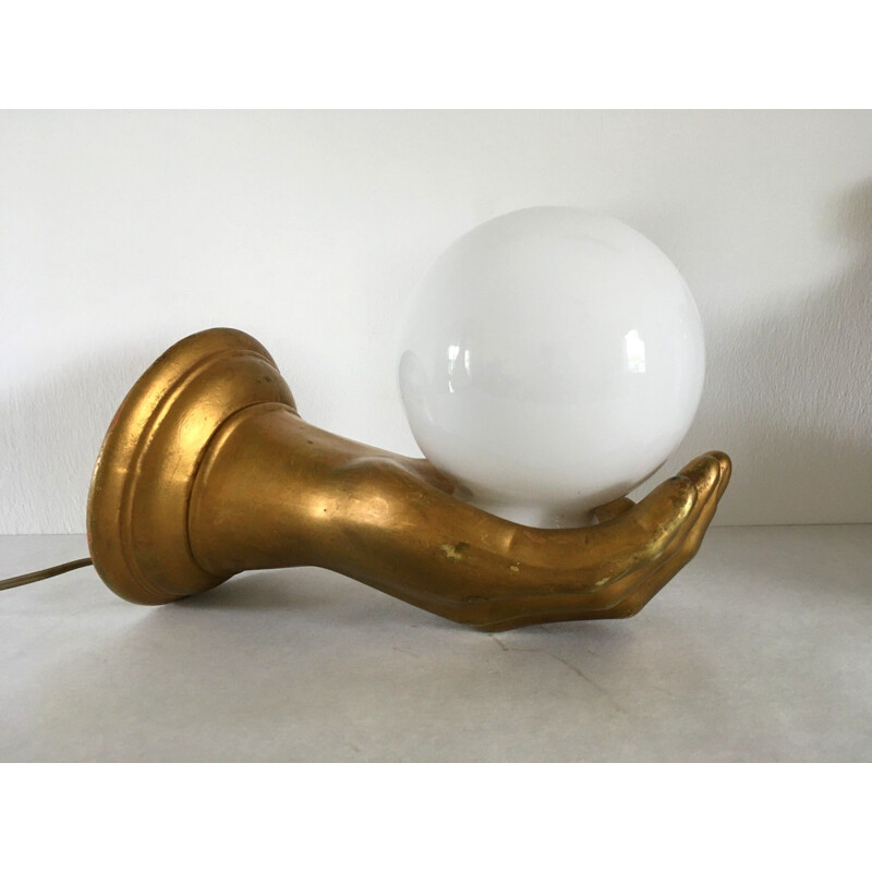 Vintage ceramic wall lamp, 1970s