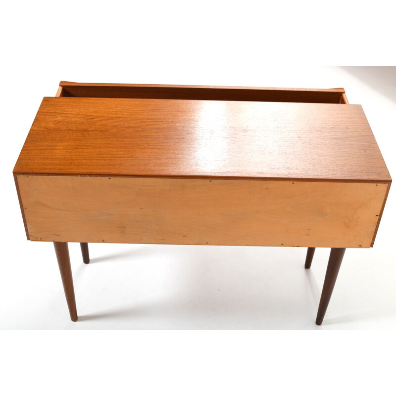 Teak vintage Triennale chest of drawers by Arne Vodder for Helge Sibast Furniture, Denmark 1950s