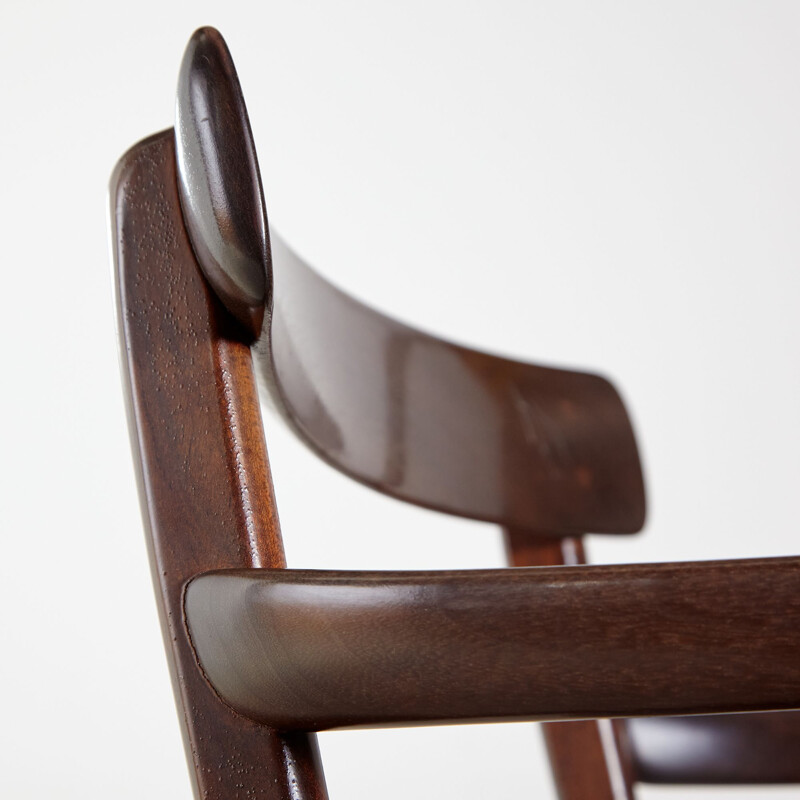 Vintage Rungstedlund mahogany dining set by Ole Wanscher for Poul Jeppesen, 1960