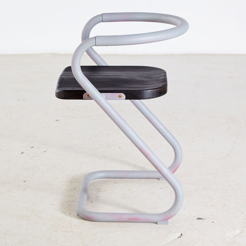 Vintage stacking chair by Börge Lindau & Bo Lindekrantz for Lammhults, Sweden 1960