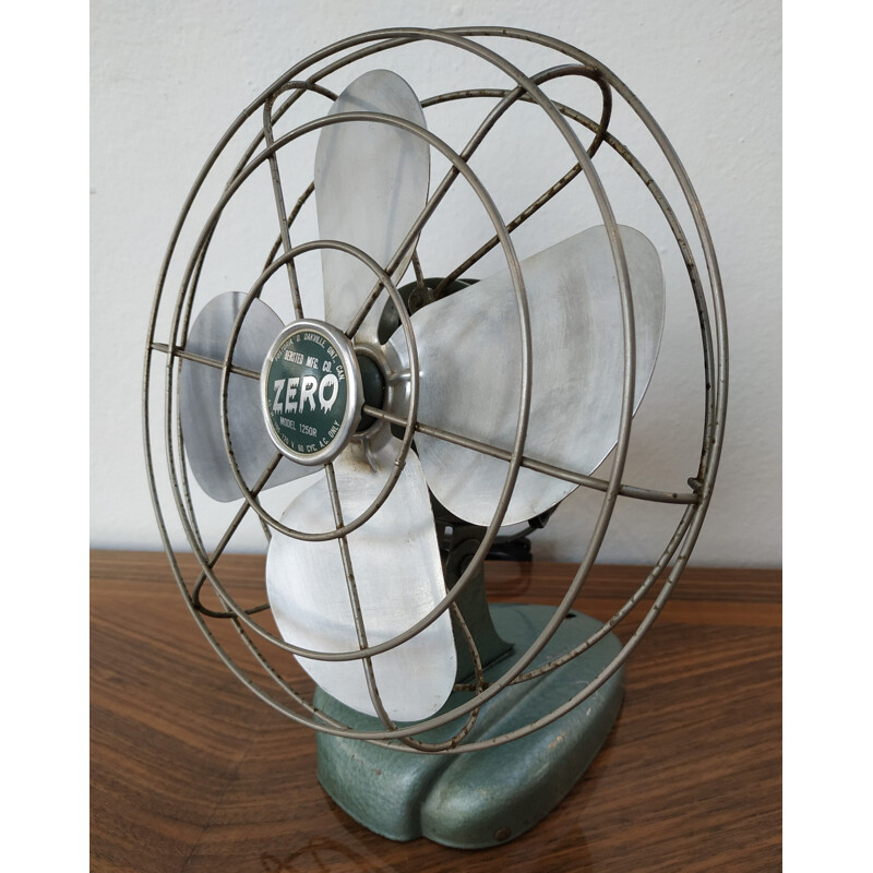 Pair of vintage fans by Toastmaster and Zero, 1950