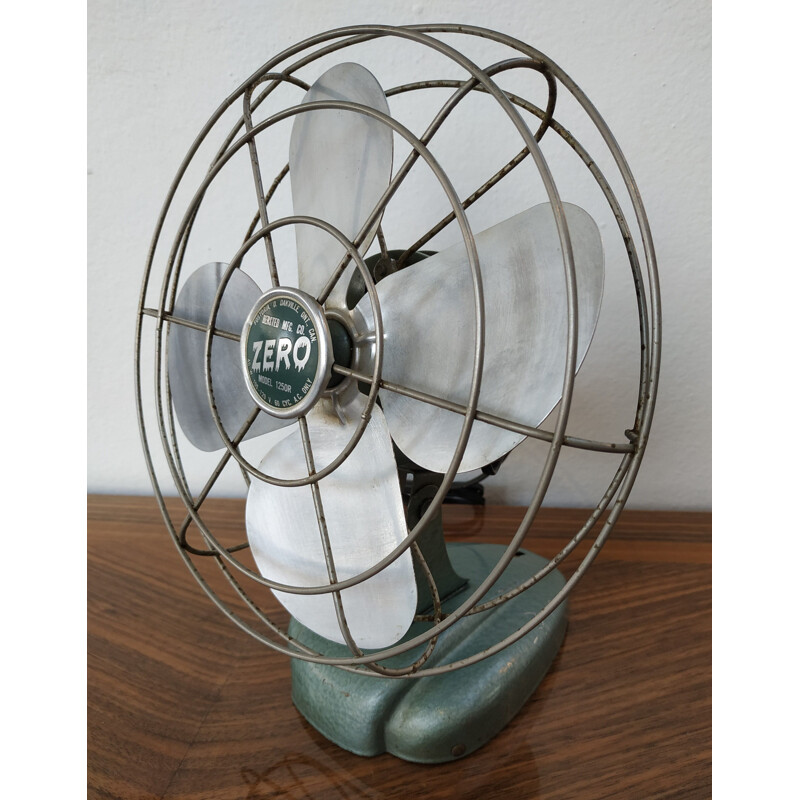 Pair of vintage fans by Toastmaster and Zero, 1950