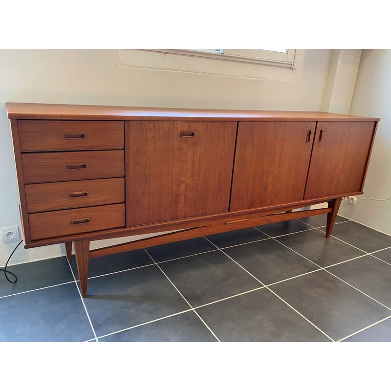 Scandinavian mid century teak sideboard, 1960s