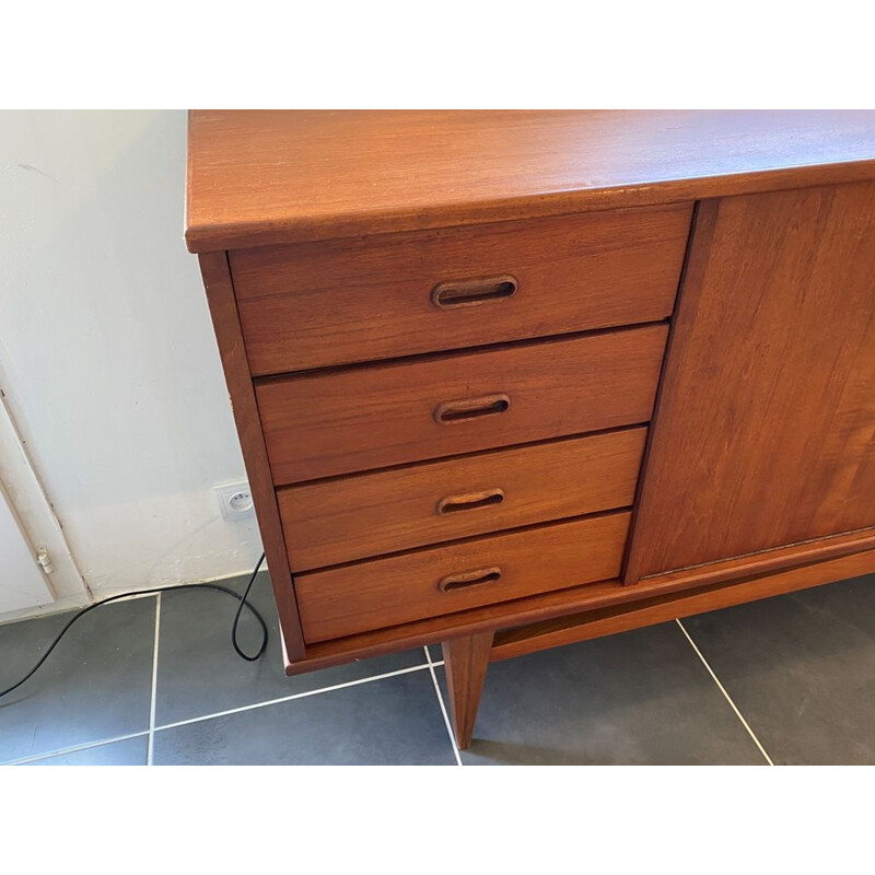 Scandinavian mid century teak sideboard, 1960s