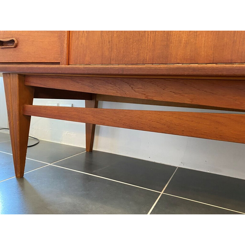 Scandinavian mid century teak sideboard, 1960s