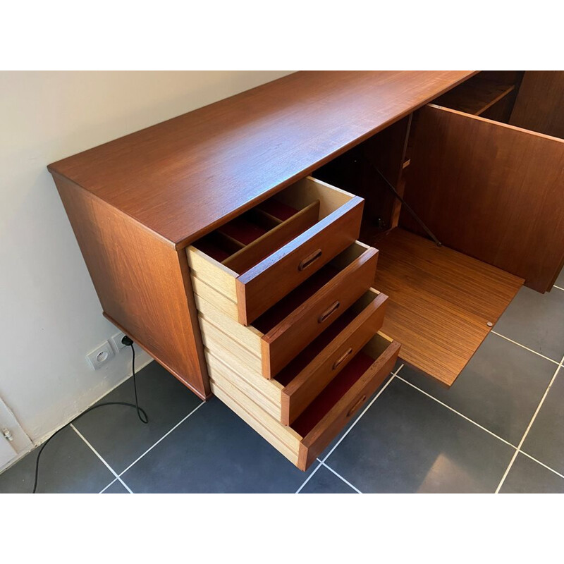 Scandinavian mid century teak sideboard, 1960s