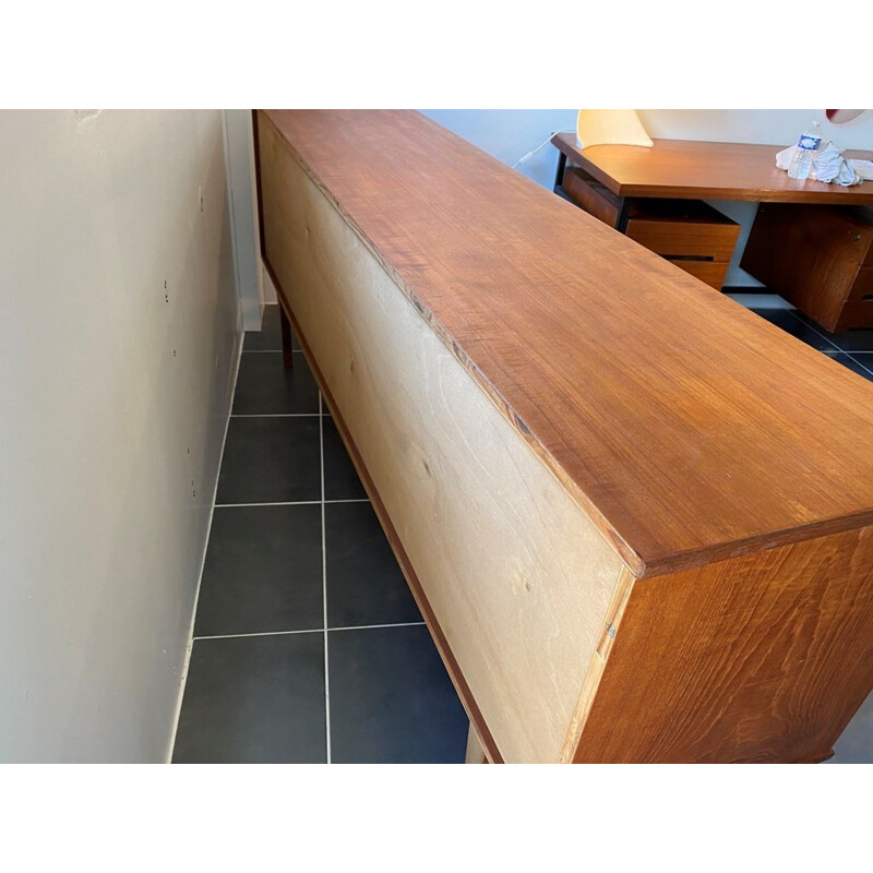 Scandinavian mid century teak sideboard, 1960s