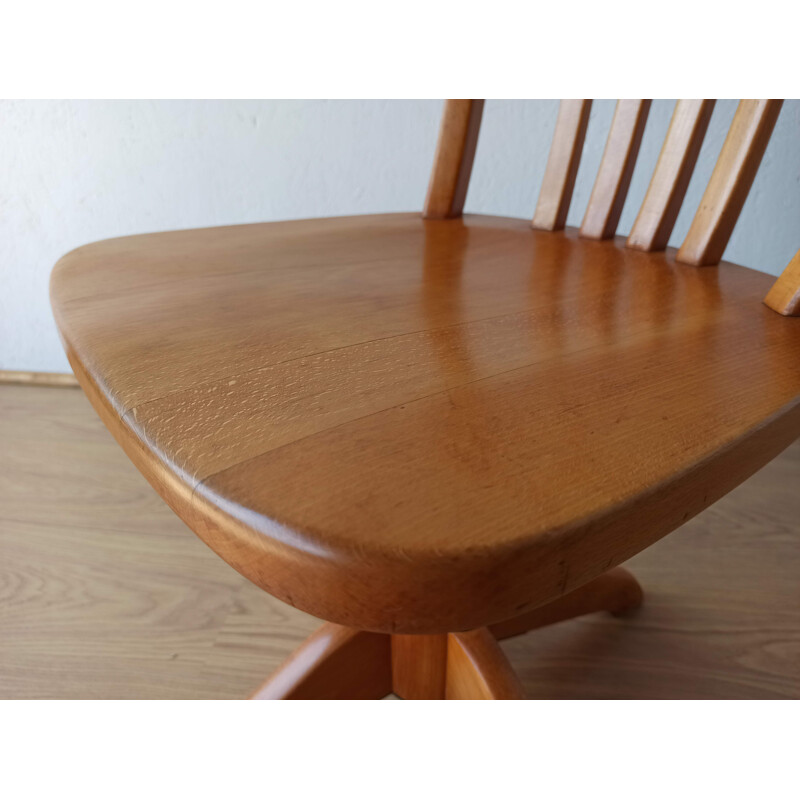 Chaise de bureau vintage par Albert Stoll, Suisse 1950