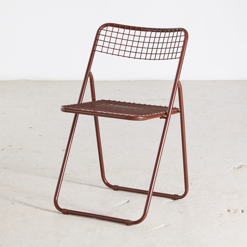 Cadeira dobrável Vintage Ted Net de Niels Gammelgaard para Ikea, 1970