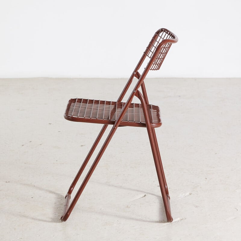 Chaise pliable vintage Ted Net par Niels Gammelgaard pour Ikea, 1970