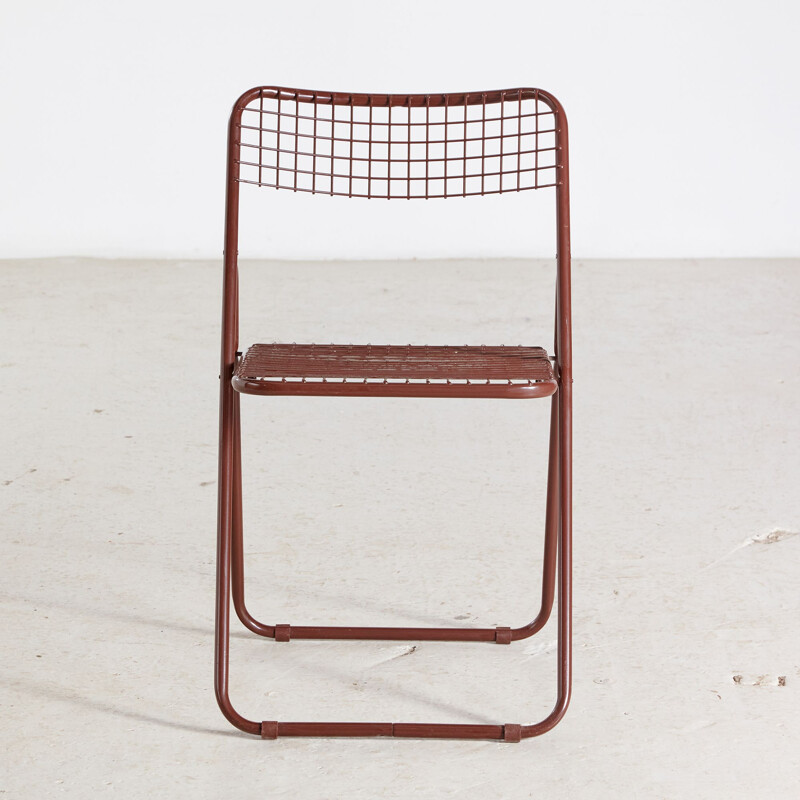 Silla plegable vintage Ted Net de Niels Gammelgaard para Ikea, 1970