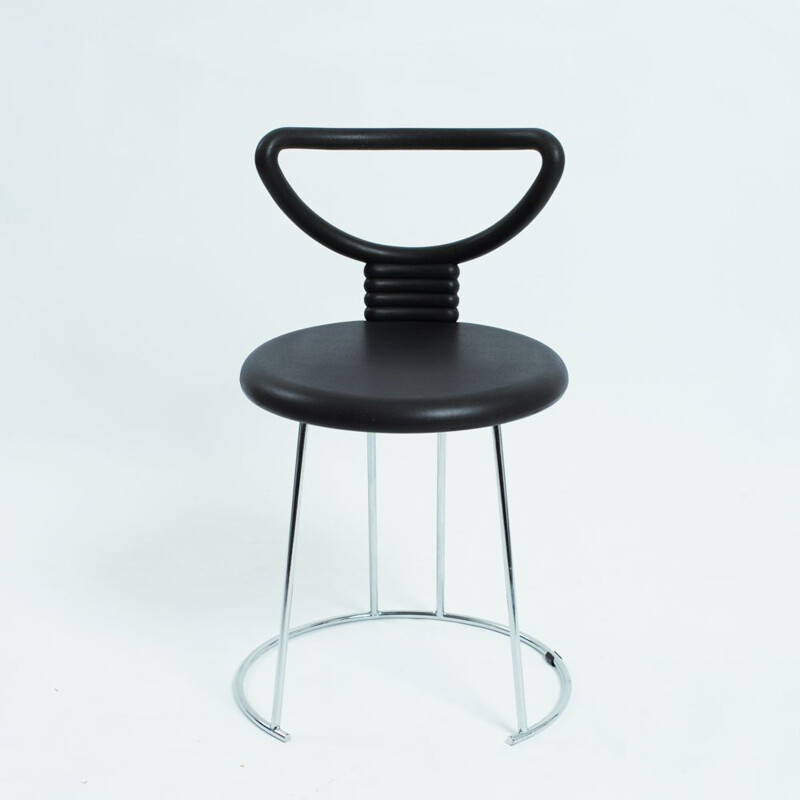 Set of 6 vintage Nardis stools by Nobu Tanagawa for Fasem, 1991