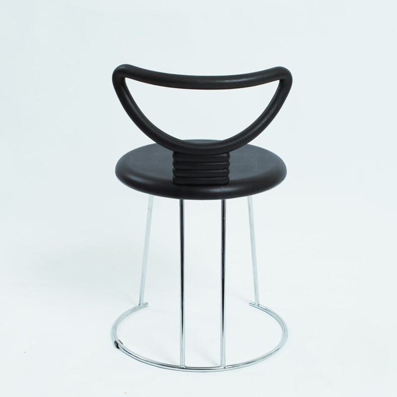 Set of 6 vintage Nardis stools by Nobu Tanagawa for Fasem, 1991