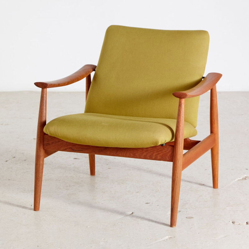 Pair of vintage model 138 teak armchairs by Finn Juhl, 1960s