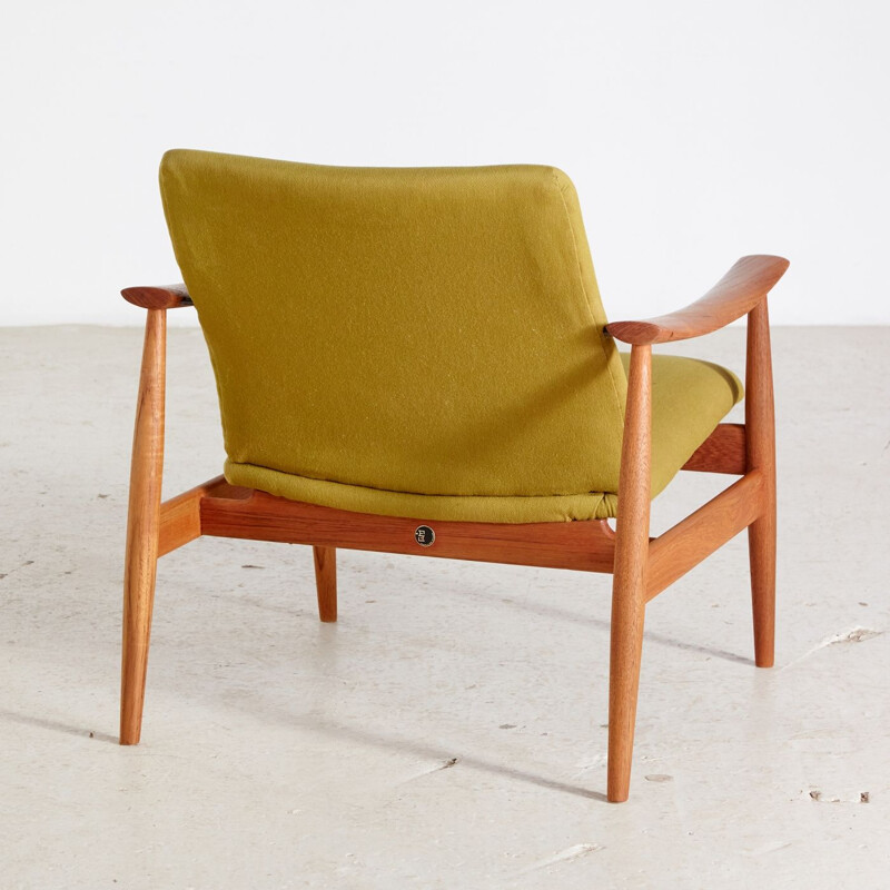 Pair of vintage model 138 teak armchairs by Finn Juhl, 1960s