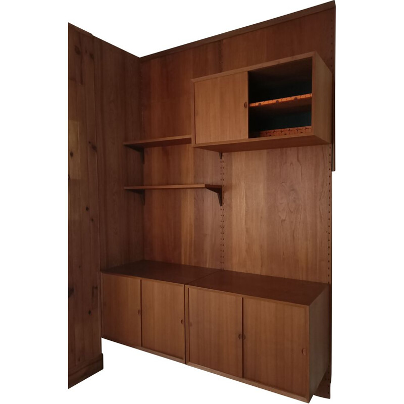 Modular unit bookcase cadovius scandinavian vintage