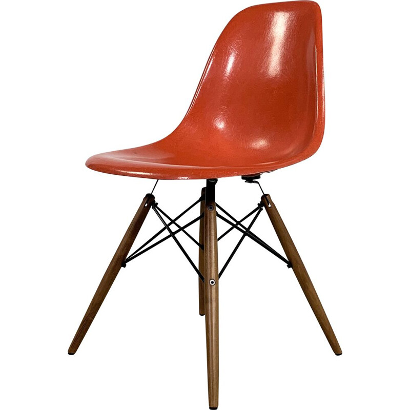 Chaise vintage Coral DSW de Charles & Ray Eames pour Herman Miller, 1970