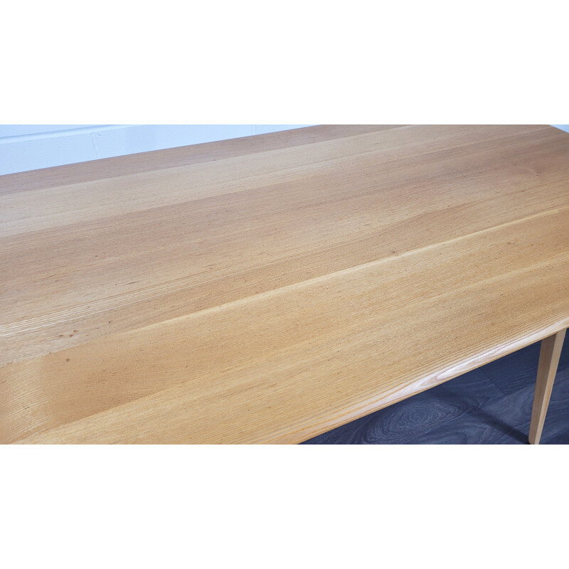 Mid century elmwood dining table by Ercol Plank, 1960s