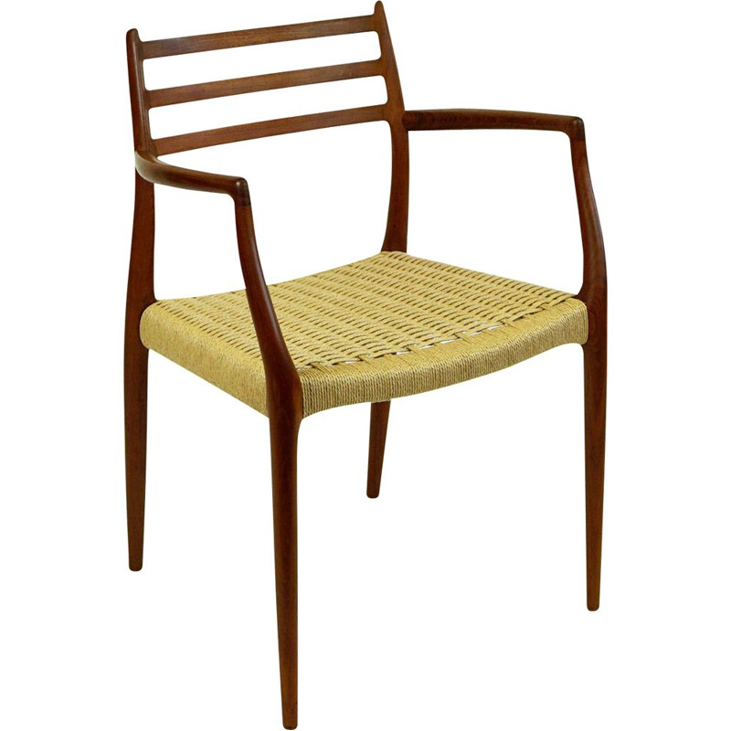 Vintage teak chair mod.62 by Niels Otto Moller, Denmark 1962