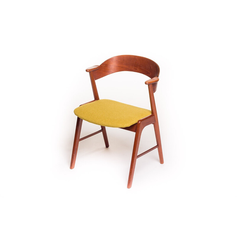 Feldballes Møbelfabrik “Kidney” desk in teak with matching chair, Kai KRISTIANSEN - 1950s