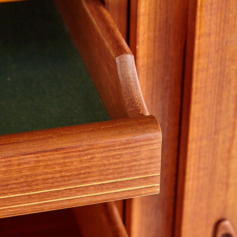 Mid century teak highboard by Clausen & Søn, 1960s