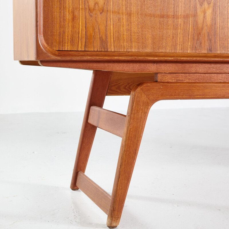 Mid century teak highboard by Clausen & Søn, 1960s