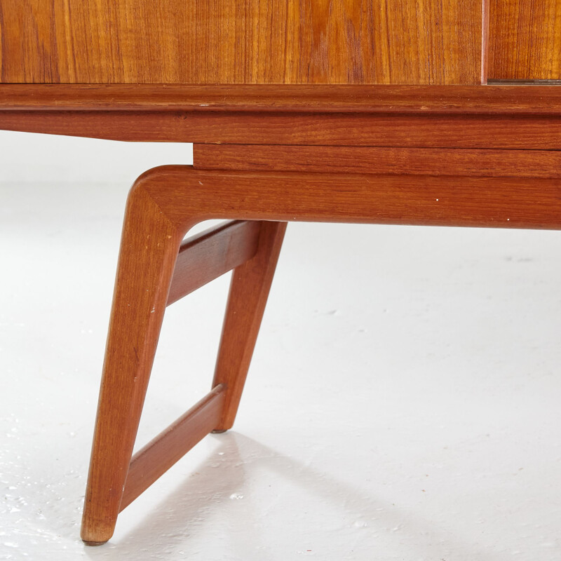 Mid century teak highboard by Clausen & Søn, 1960s