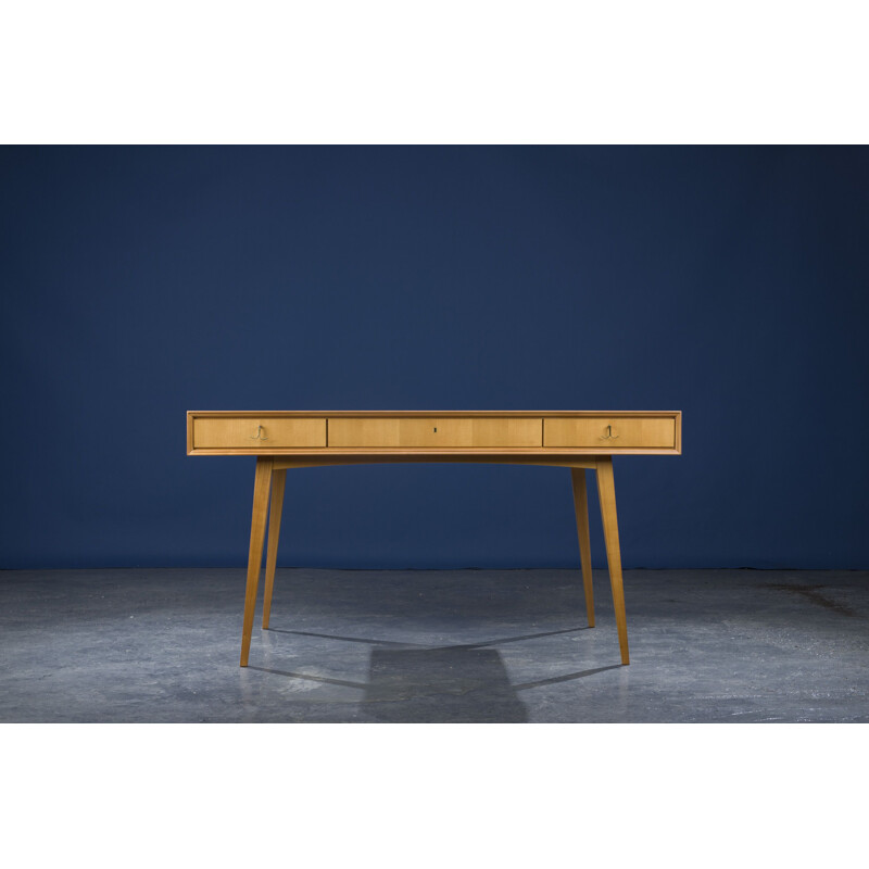 Mid-century cherry wood desk by WK Möbel, 1960s