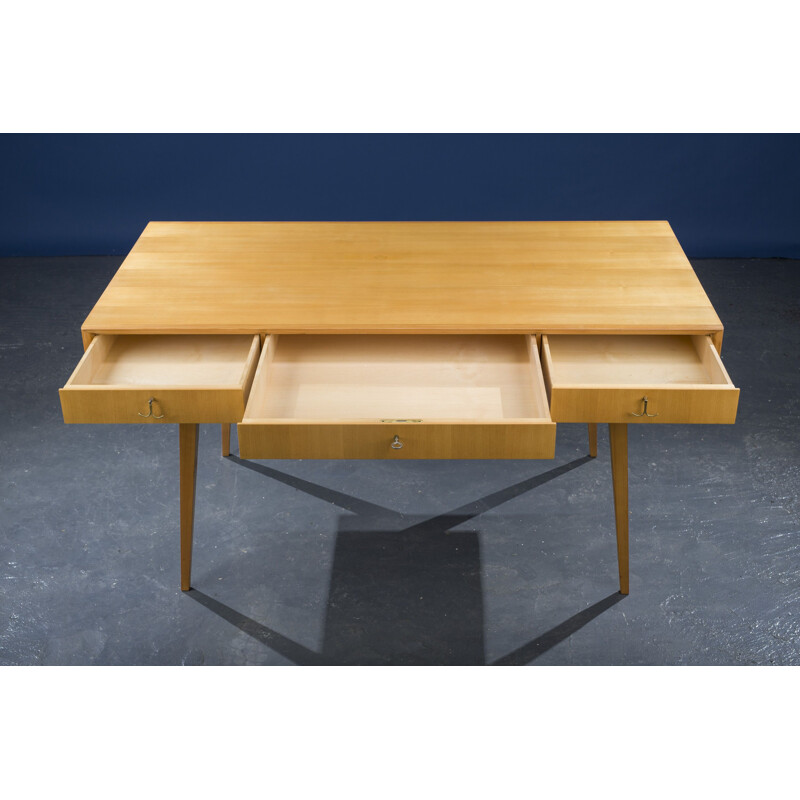 Mid-century cherry wood desk by WK Möbel, 1960s