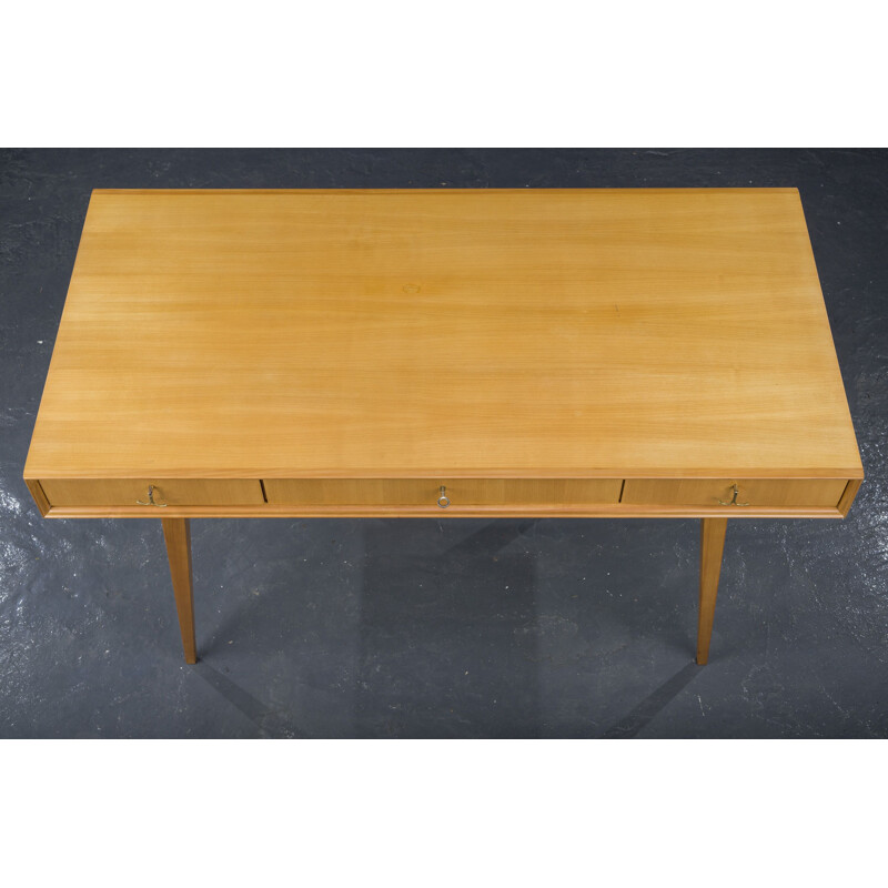 Mid-century cherry wood desk by WK Möbel, 1960s