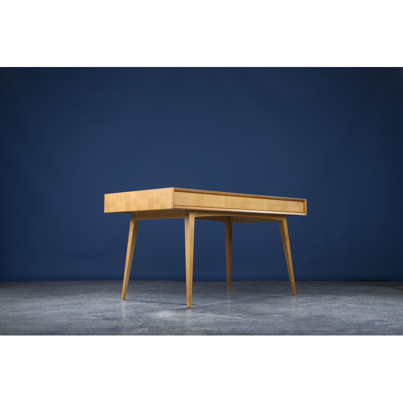 Mid-century cherry wood desk by WK Möbel, 1960s