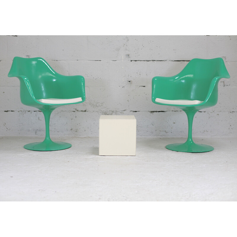 Paire de fauteuils pivotants vintage Tulip pour Knoll International, USA 1960