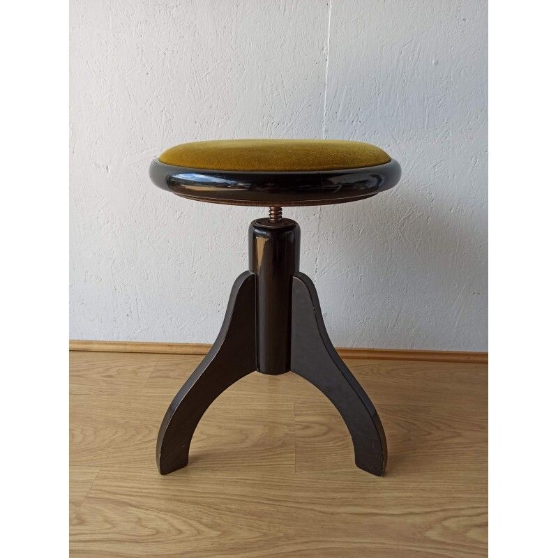 Swivel vintage stool for Piano Retro, 1980s