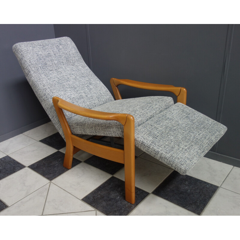 Vintage grey easy chair, 1960s