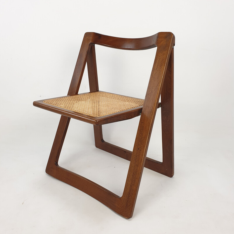 Ensemble de 4 chaises pliantes vintage par Jacober & d'Aniello pour Bazzani, 1966