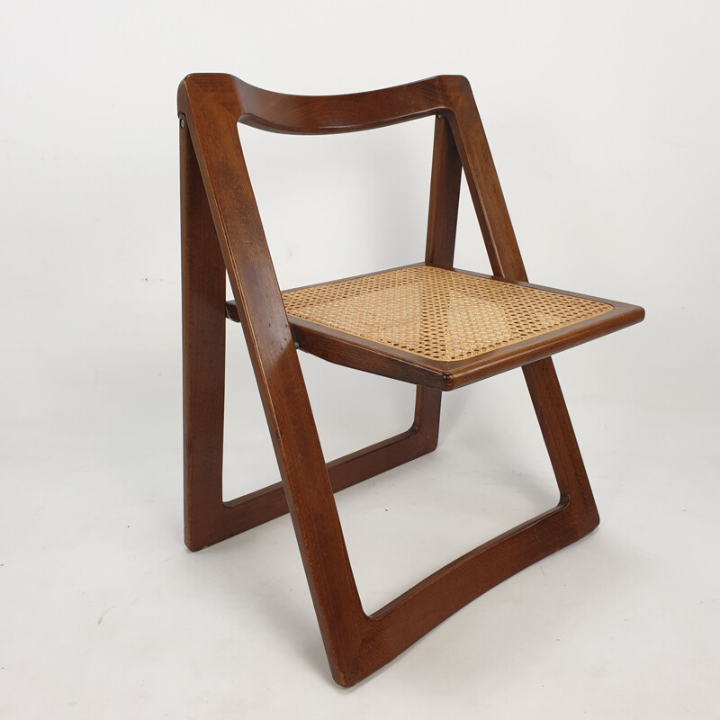 Mid-century set of 4 folding chairs by Jacober & d'Aniello for Bazzani, 1966