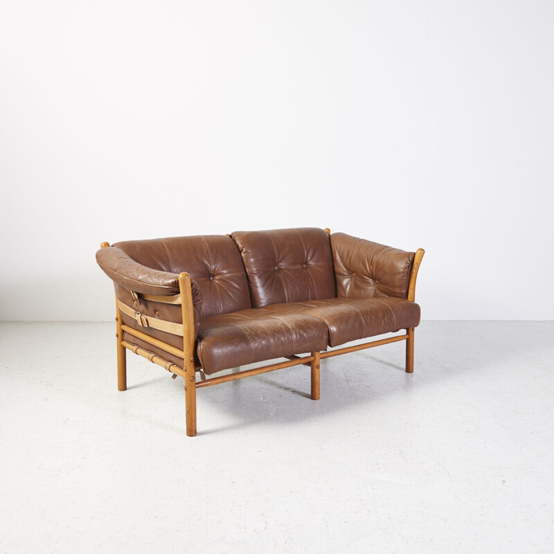 Mid century two-seater Ilona sofa by Arne Norell for Norell