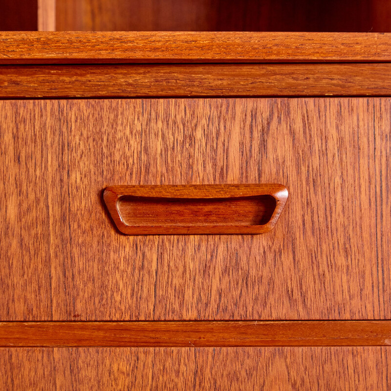 Mid century teak secretary, Denmark