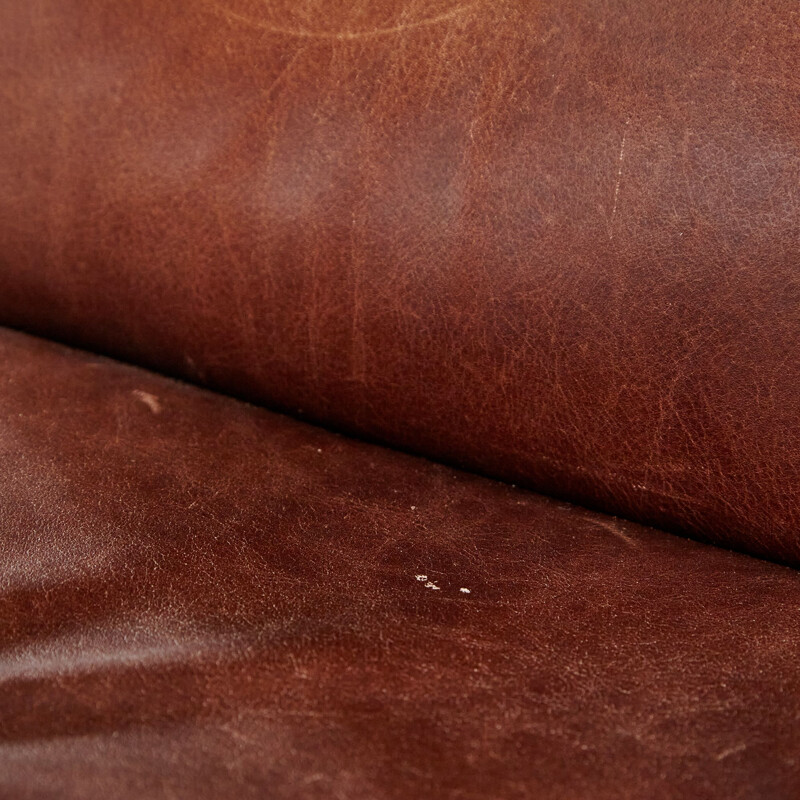 Set of 5 vintage rosewood and leather armchairs by Arne Vodder for Sibast, 1960s