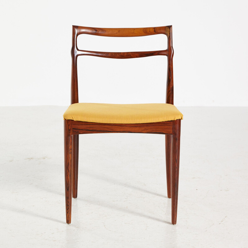 Rosewood vintage dining chair by Johannes Andersen for Christian Linneberg Møbelkfabrik, 1960s
