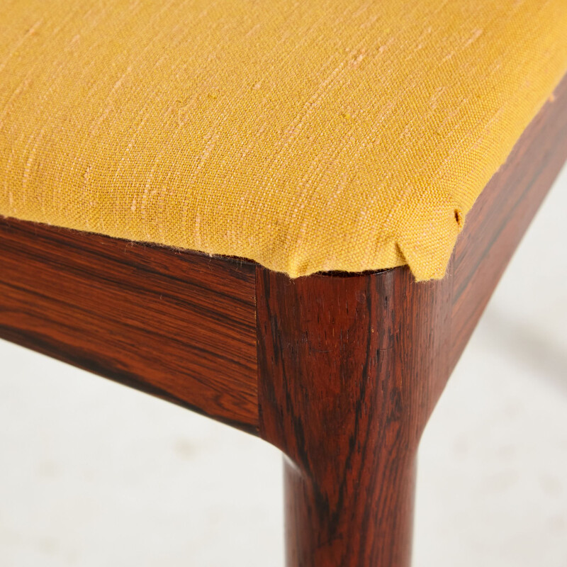 Rosewood vintage dining chair by Johannes Andersen for Christian Linneberg Møbelkfabrik, 1960s