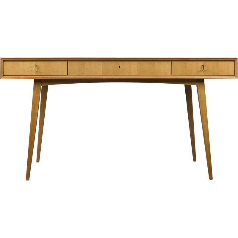 Mid-century cherry wood desk by WK Möbel, 1960s