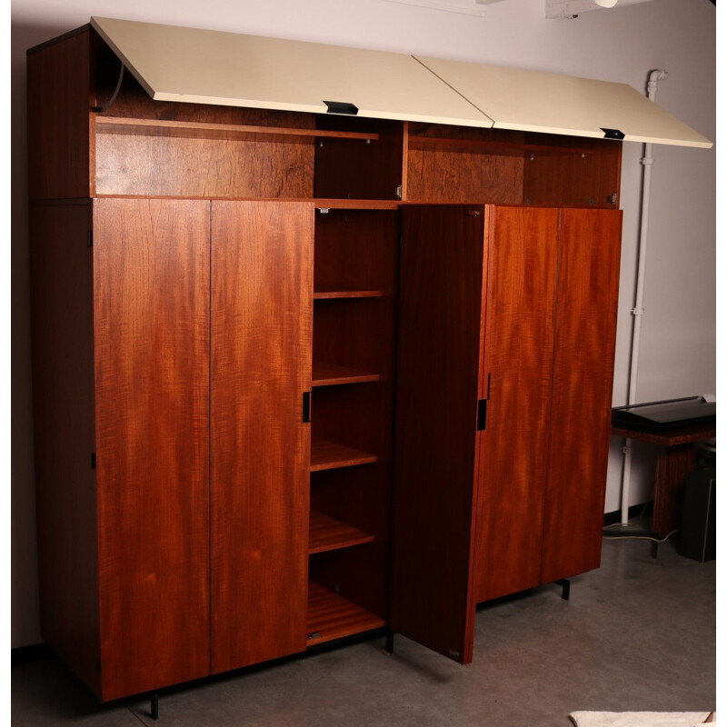 Armoire vintage modèle KU16 série japonaise de Cees Braakman pour Pastoe, Pays-Bas 1950