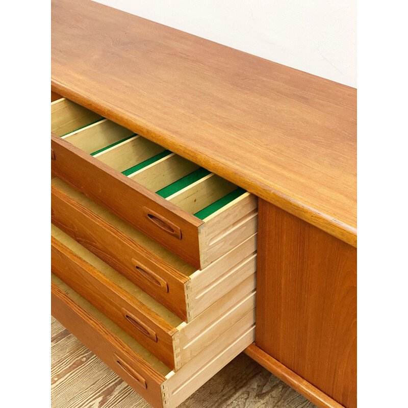 Mid century teak sideboard by H.P. Hansen, Denmark 1950s