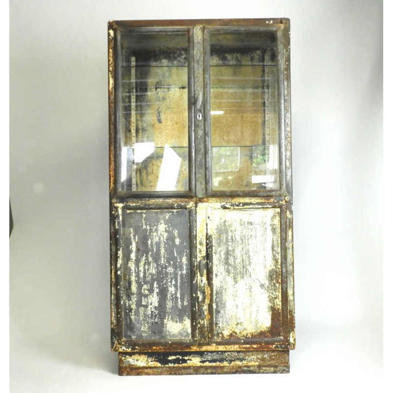 Vintage apothecary display case
