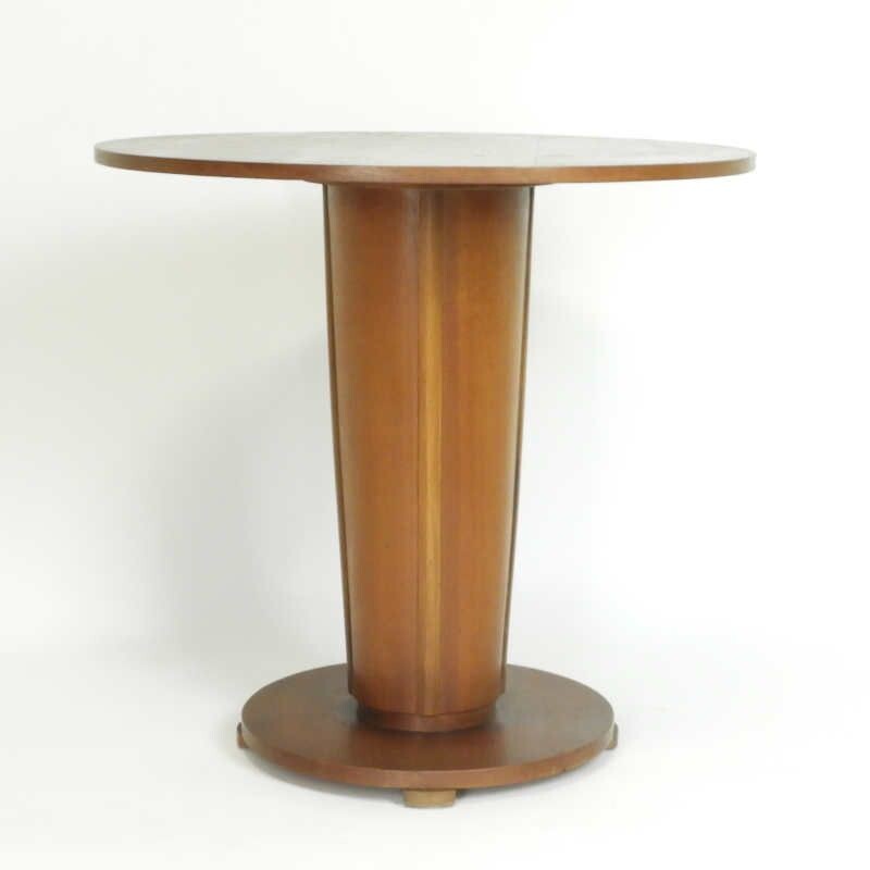 Round vintage side table