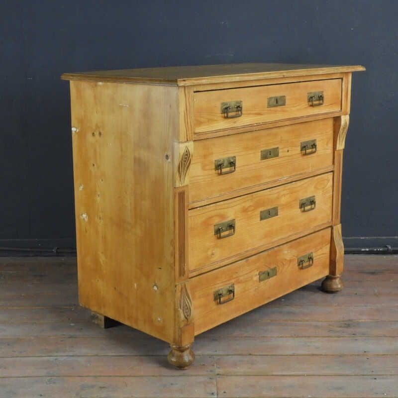 Mid century wooden chest of drawers