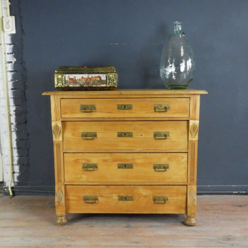 Mid century wooden chest of drawers