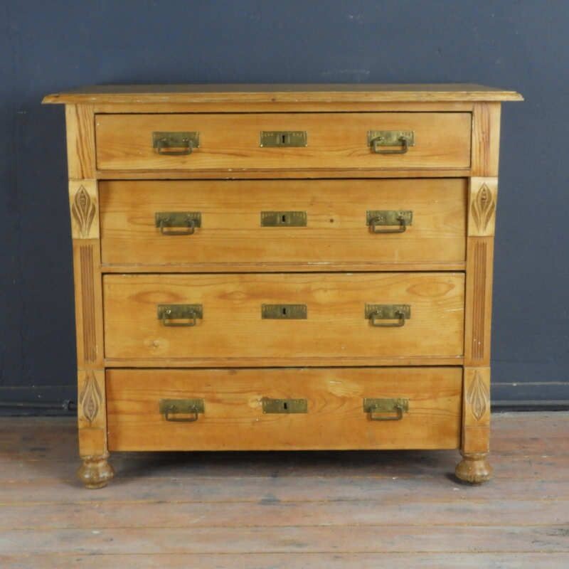 Mid century wooden chest of drawers