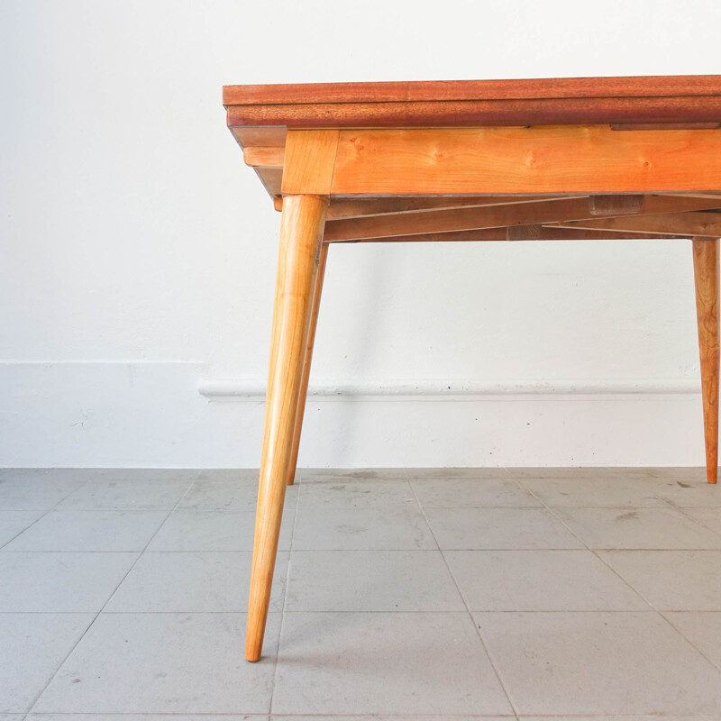 Vintage Portuguese dining table, 1950s